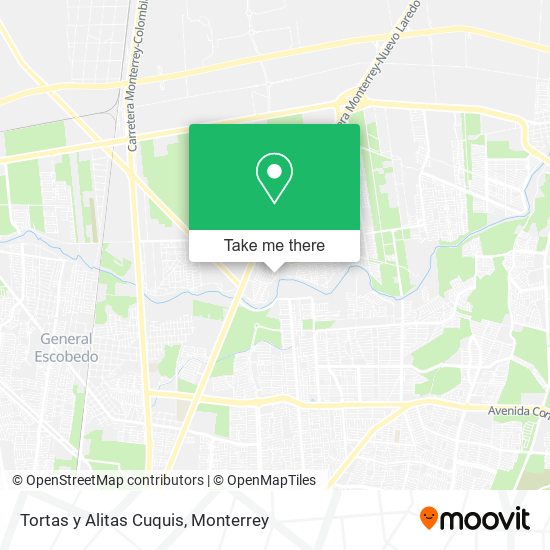 Mapa de Tortas y Alitas Cuquis