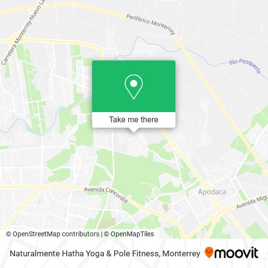 Naturalmente Hatha Yoga & Pole Fitness map