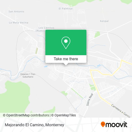 Mejorando El Camino map