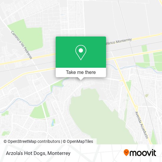 Arzola's Hot Dogs map