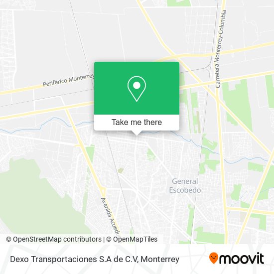 Dexo Transportaciones S.A de C.V map