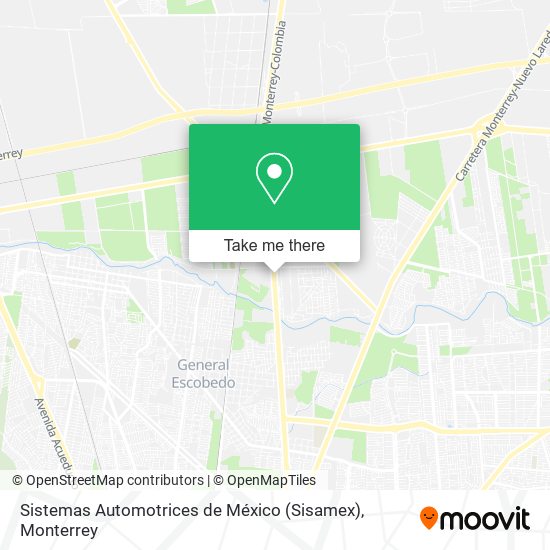 Sistemas Automotrices de México (Sisamex) map