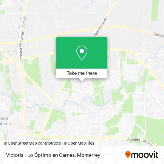 Victoria - Lo Óptimo en Carnes map