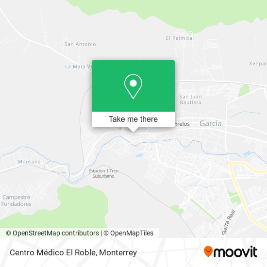 Mapa de Centro Médico El Roble