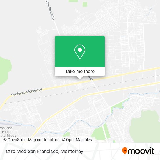 Ctro Med San Francisco map