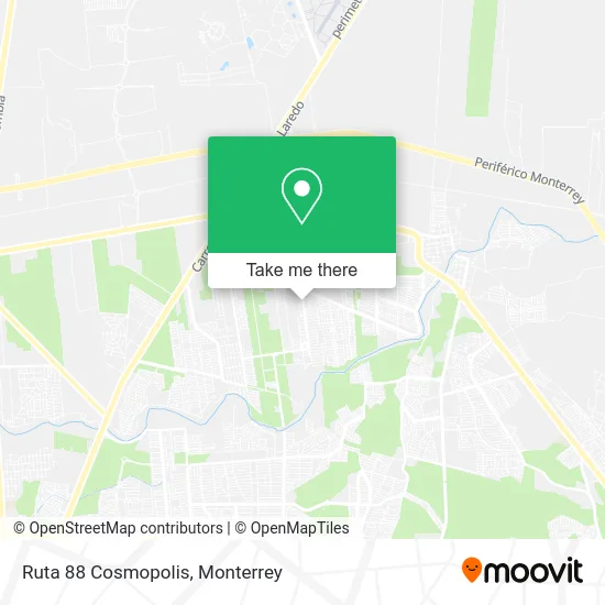 Ruta 88 Cosmopolis map
