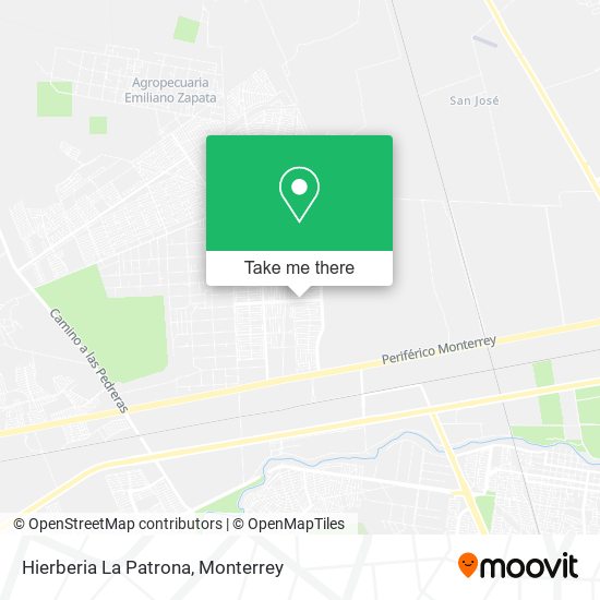 Hierberia La Patrona map