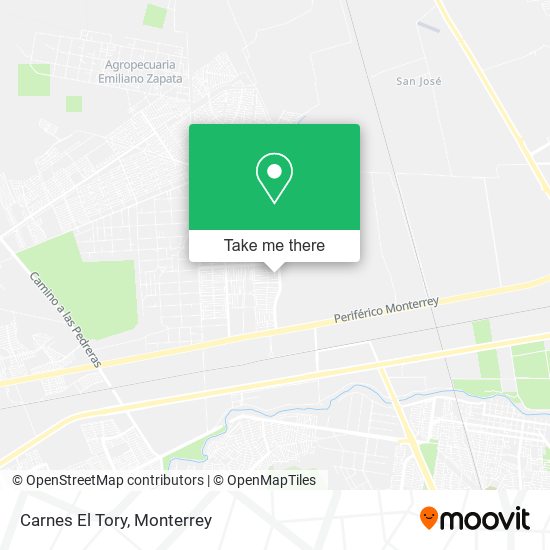 Mapa de Carnes El Tory