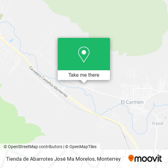 Tienda de Abarrotes José Ma Morelos map