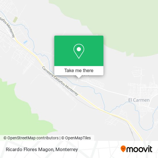Ricardo Flores Magon map