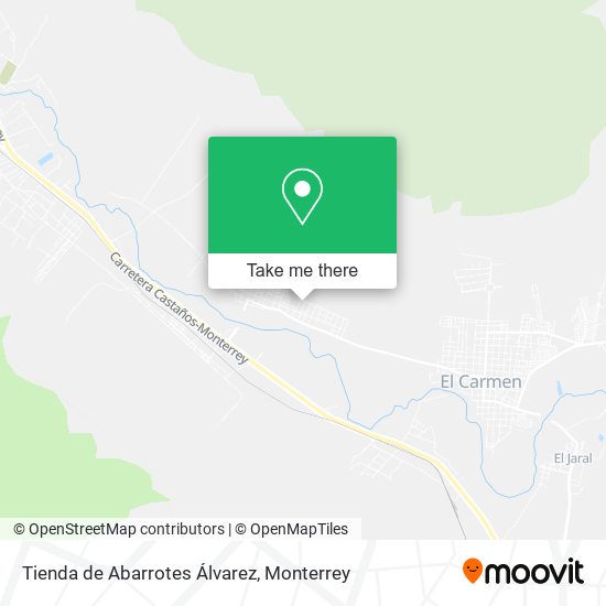 Mapa de Tienda de Abarrotes Álvarez