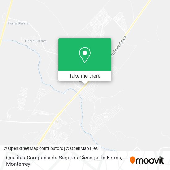 Quálitas Compañía de Seguros Ciénega de Flores map