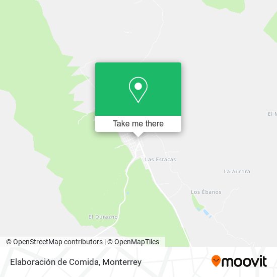 Elaboración de Comida map