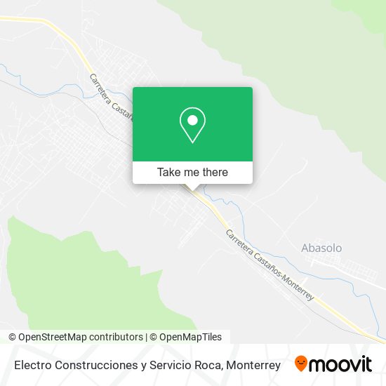 Electro Construcciones y Servicio Roca map