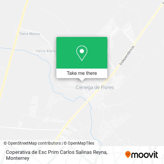 Mapa de Coperativa de Esc Prim Carlos Salinas Reyna