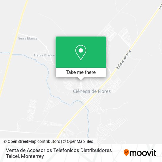 Mapa de Venta de Accesorios Telefonicos Distribuidores Telcel