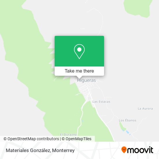 Materiales González map