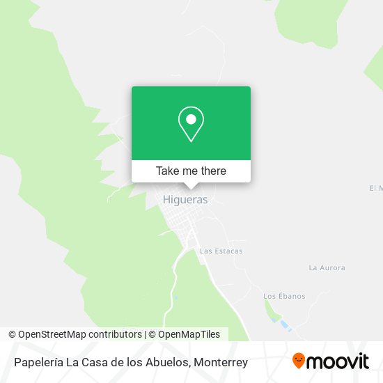Mapa de Papelería La Casa de los Abuelos