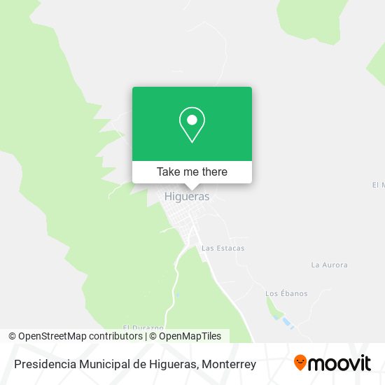 Presidencia Municipal de Higueras map
