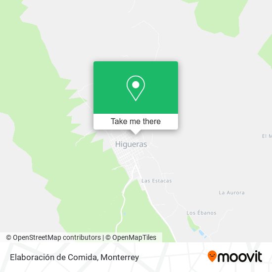 Elaboración de Comida map