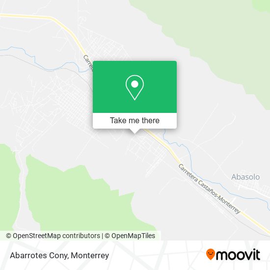 Abarrotes Cony map