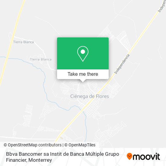 Bbva Bancomer sa Instit de Banca Múltiple Grupo Financier map
