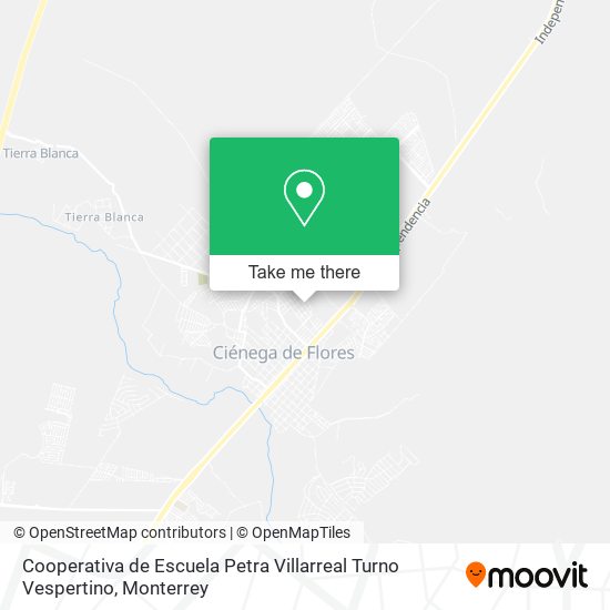 Cooperativa de Escuela Petra Villarreal Turno Vespertino map