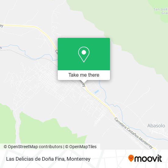 Mapa de Las Delicias de Doña Fina
