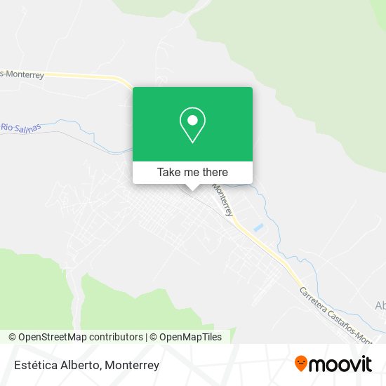 Estética Alberto map