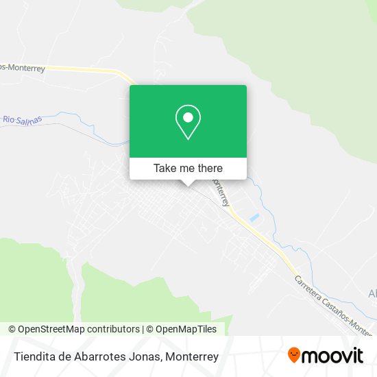 Tiendita de Abarrotes Jonas map