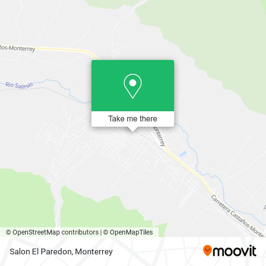 Mapa de Salon El Paredon