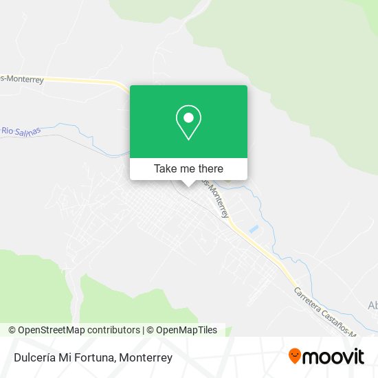 Mapa de Dulcería Mi Fortuna