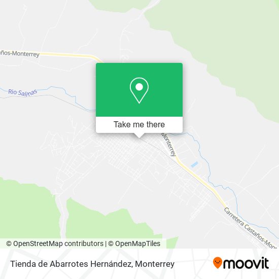Tienda de Abarrotes Hernández map