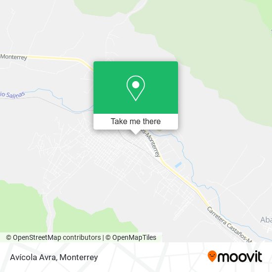 Mapa de Avícola Avra
