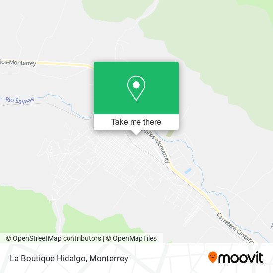 Mapa de La Boutique Hidalgo