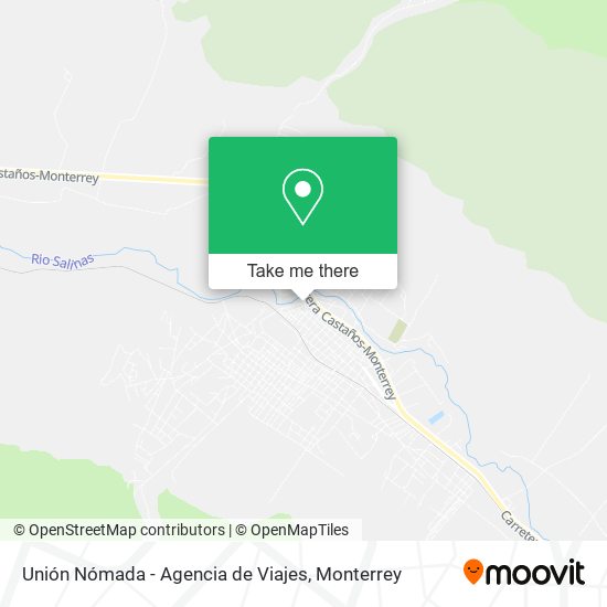 Mapa de Unión Nómada - Agencia de Viajes