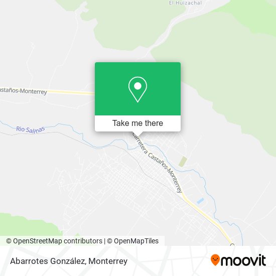 Abarrotes González map
