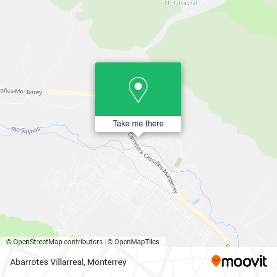Abarrotes Villarreal map
