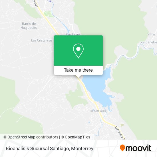 Bioanalisis Sucursal Santiago map