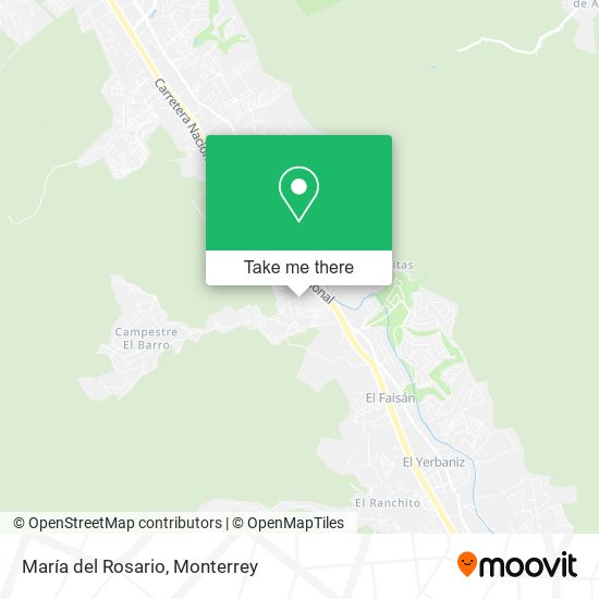 María del Rosario map