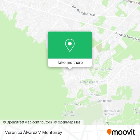 Veronica Álvarez V map