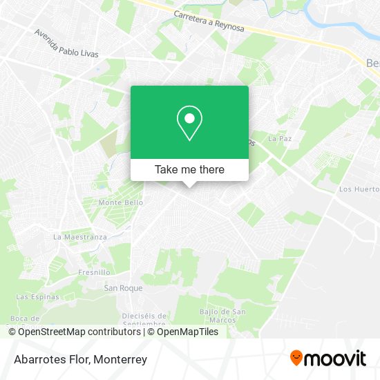 Mapa de Abarrotes Flor