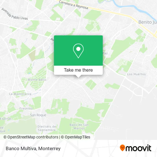 Banco Multiva map