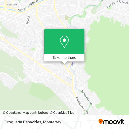 Droguería Benavides map