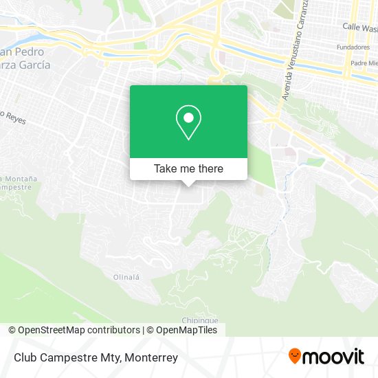 Mapa de Club Campestre Mty