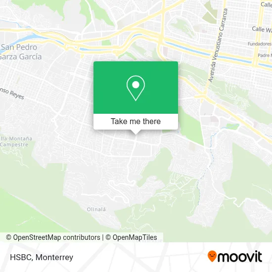HSBC map