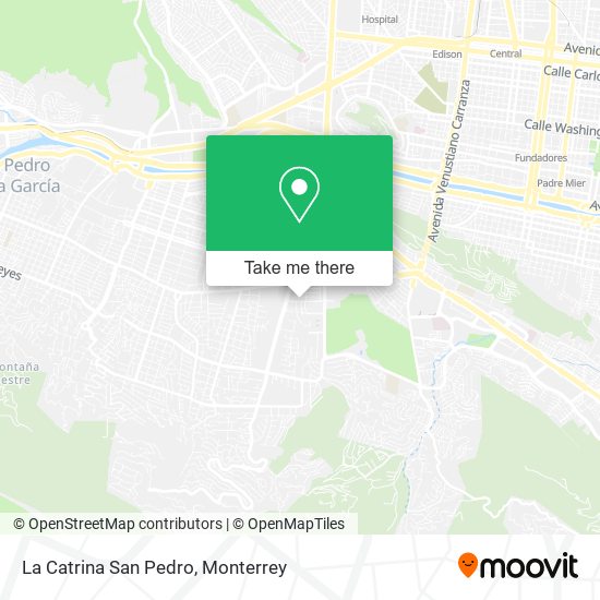 Mapa de La Catrina San Pedro