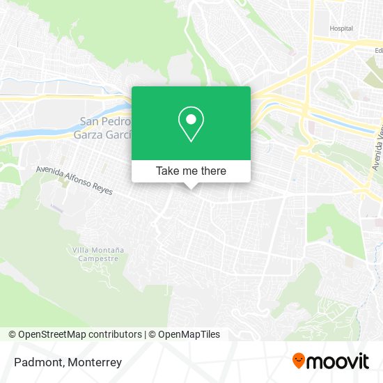 Mapa de Padmont