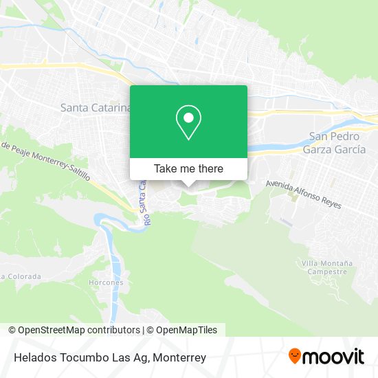 Helados Tocumbo Las Ag map