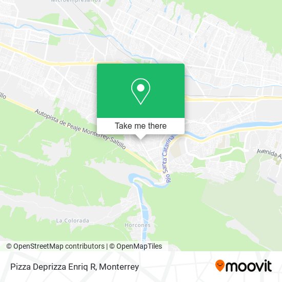 Pizza Deprizza Enriq R map